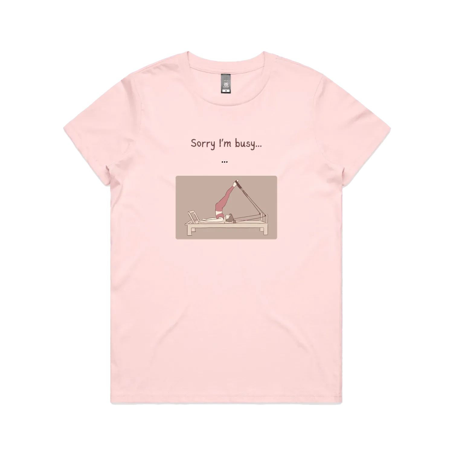 Pink front flat lay