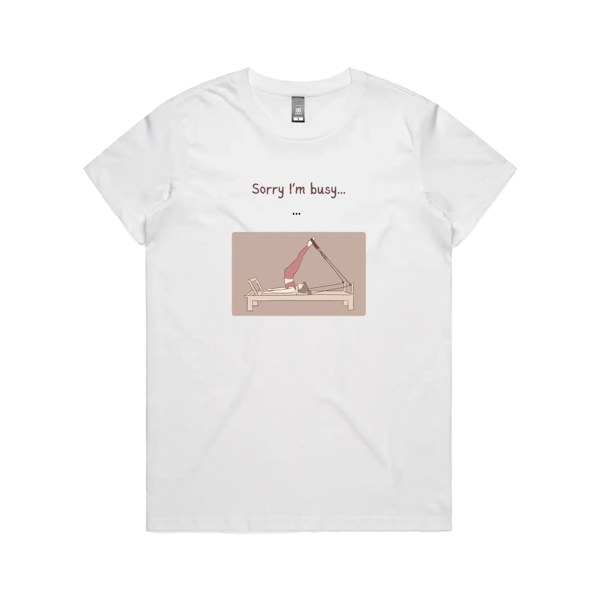 White front flat lay